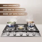 Fotile 30″ Tri-Ring Gas Cooktop GLS30501 - Image 2