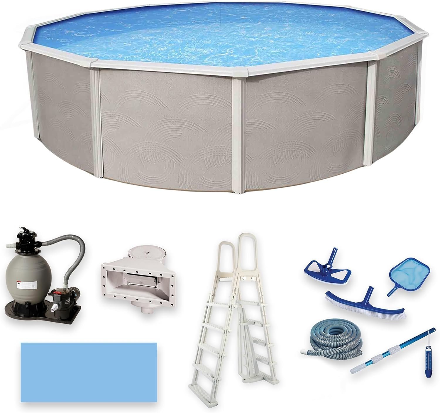 71kDf58KPL._AC_SL1500_.jpg Blue Wave Belize 15′ Round Above Ground Pool - Image 1