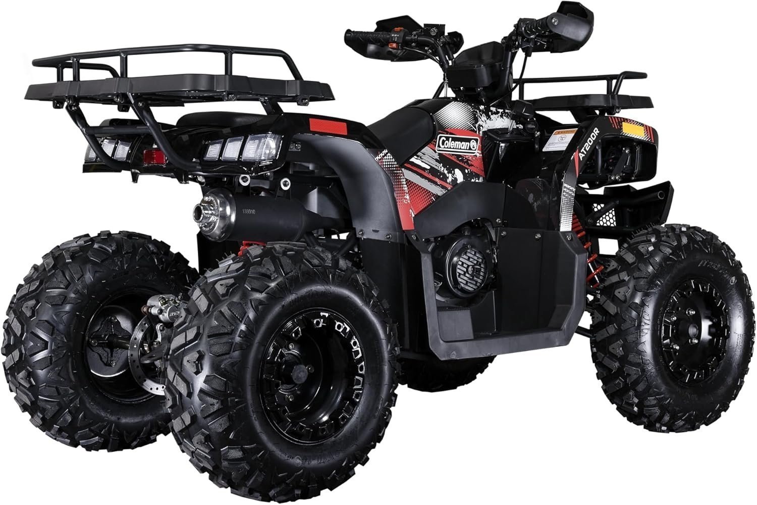 772-2.jpg Coleman Powersports AT200R 169cc Gas Powered Adult ATV - Image 1