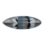 Brooklyn Kayak UH-FK184-GRY 9 ft. 2 in. Sit on Top Single Fishing Kayak Seat And Paddle – Grey Camo - Image 2