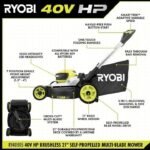 40V HP Brushless 21″ Self-Propelled Multi-Blade Mower Kit - Image 4
