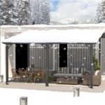 Aecojoy Aluminum Pergola with Canopy - Image 3