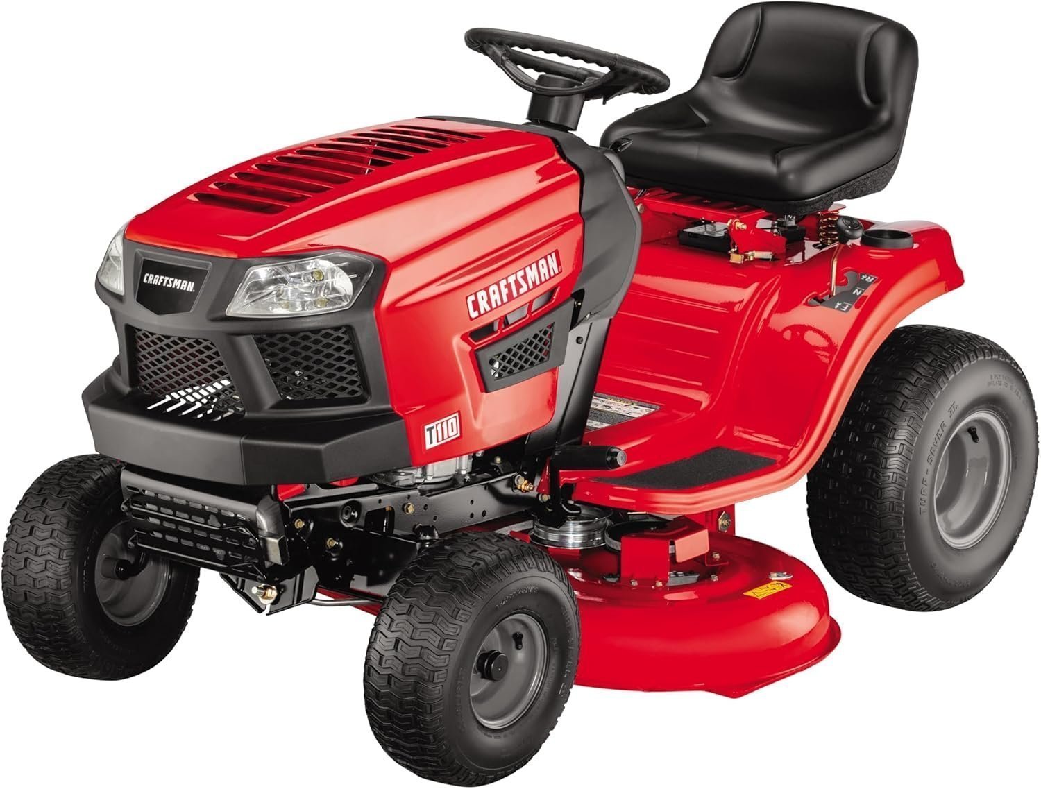 81ehgOnp7eL._AC_SL1500_-1.jpg Craftsman 42-in. Gear Gas Riding Mower - Image 1