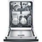 Bosch 100 Series PureDry 50-Decibel Front Control 24-in Built-In Dishwasher (Fingerprint-Resistant Stainless Steel) ENERGY STAR - Image 2