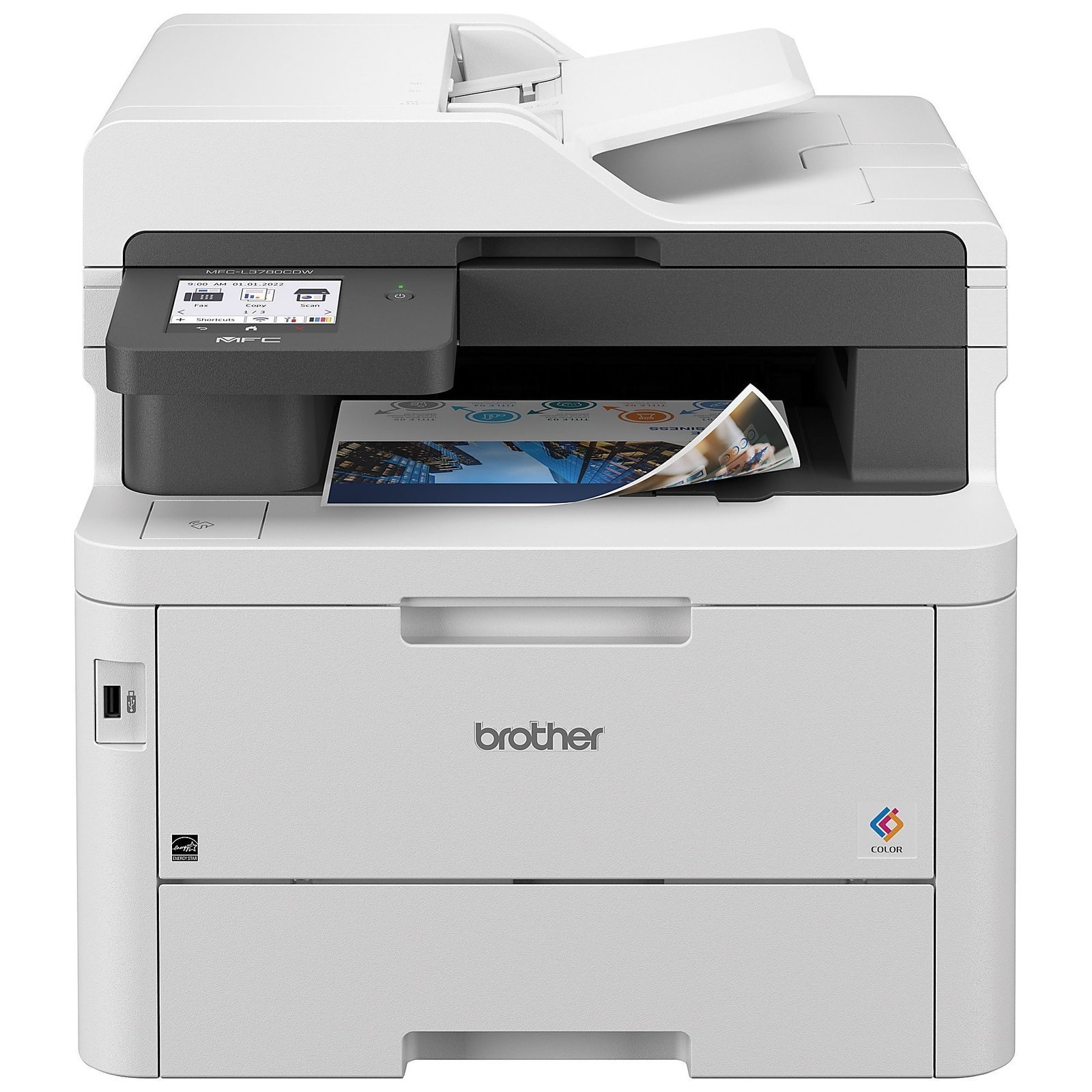 955-1.jpg Brother MFC-L3780CDW Wireless Laser Color Printer - Image 1
