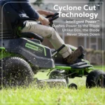 Greenworks 60V 42″ Cordless Battery CrossoverT Riding Lawn Mower - Image 3