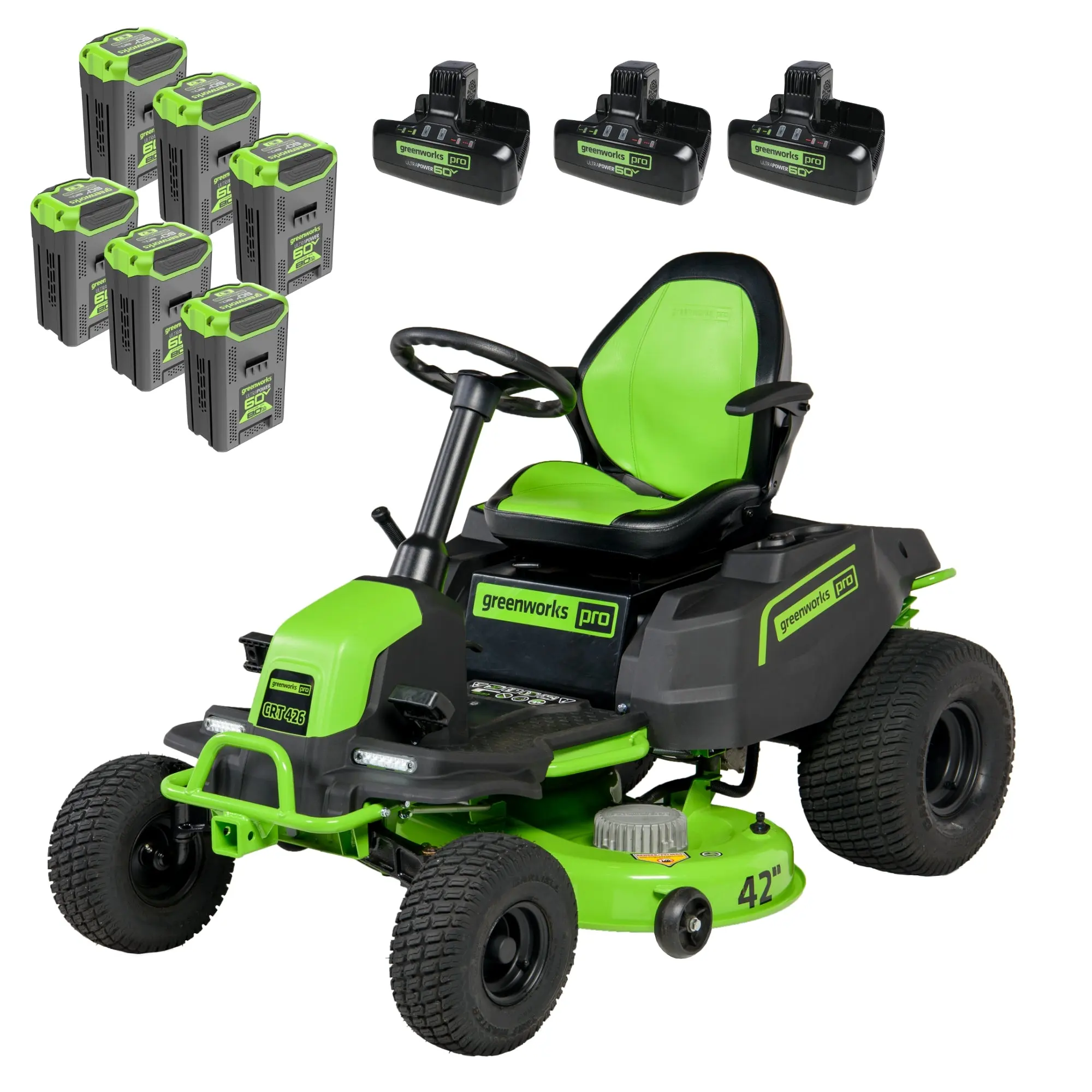 ATFWMKit-1_106cd993-b11b-4d18-8da5-3593037e62e8.webp Greenworks 60V 42″ Cordless Battery CrossoverT Riding Lawn Mower - Image 1