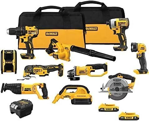 B0C3PPW4JY-0-1756240278585.jpg DEWALT 20V MAX Power Tool Combo Kit, Cordless Power Tool Set, 10-Tool with 2 Batteries and Charger Included (DCK1021D2) - Image 1