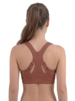 Wire-Free Front Zip Sports Bra - Image 4