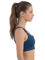 Wire-Free Front Zip Sports Bra - Image 6