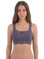 Wire-Free Front Zip Sports Bra - Image 9