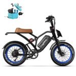 Euybike S4 Moped-Style Fat Tire Electric Bike - Image 3