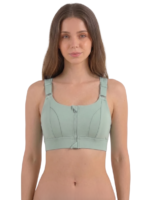 Wire-Free Front Zip Sports Bra - Image 13