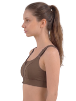 Wire-Free Front Zip Sports Bra - Image 19