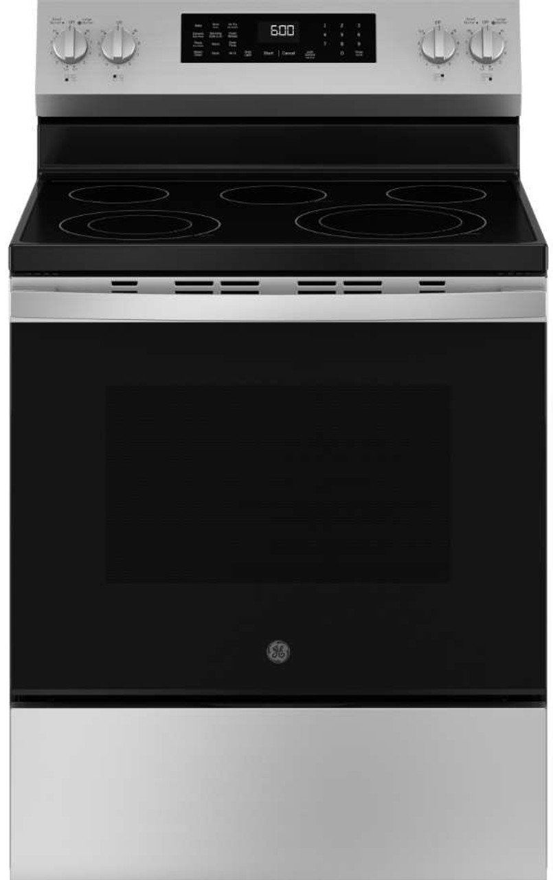 adwda__22282_88256__92517.jpg GE 30″ Freestanding Electric Convection Range GRF600AVSS - Image 1