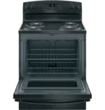 GE 30″ Freestanding Electric Range JB256DMBB - Image 3