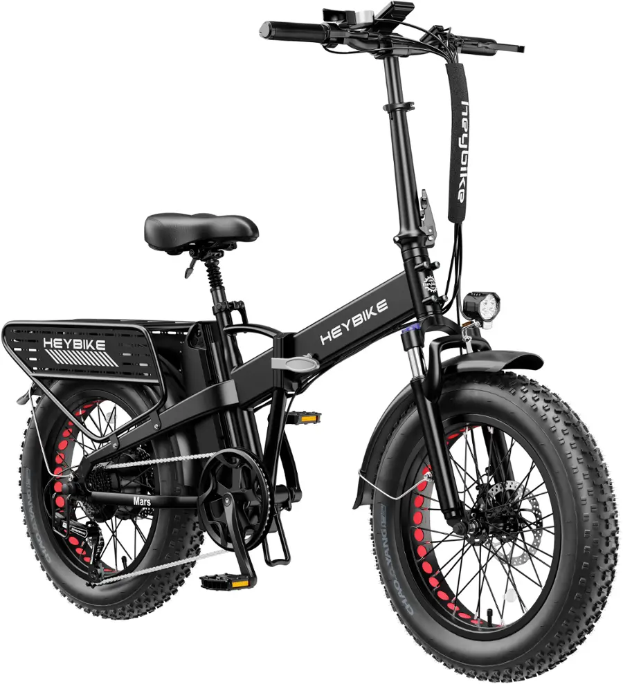 download-12.png Heybike Fat Tire Mountain Electric Bike, 1200 W, 45 Miles, 1~3 Pedal Assist, Grey - Image 1