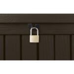 Keter Rockwood Garden Storage Box – Brown – 570L - Image 4