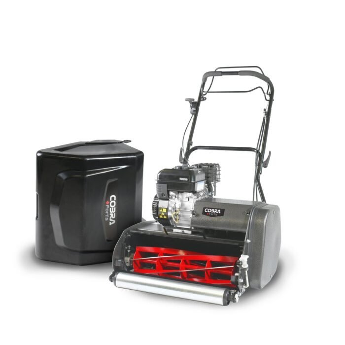 20b-cobra-lawnmower-scaled-1-700x700-1.jpg Cobra Fortis 20B Petrol Cylinder Lawnmower - Image 1