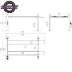 KATOOL KT-4H110 4 Post Car Lift 11000 lb Vehicle Storage Lift - Image 3