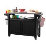 Keter Unity XL BBQ Table Double – Anthracite. - Image 3