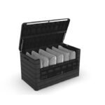 Toomax Dolomiti XXL 970L Garden Storage Deck Box – Anthracite Grey Woodgrain - Image 6