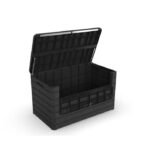 Toomax Dolomiti XXL 970L Garden Storage Deck Box – Anthracite Grey Woodgrain - Image 3
