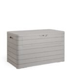 Toomax Dolomiti XXL 970L Garden Storage Deck Box – Warm Grey Woodgrain - Image 2