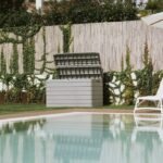 Toomax Dolomiti XXL 970L Garden Storage Deck Box – Warm Grey Woodgrain - Image 5