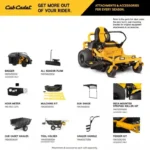 Cub Cadet Ultima ZT1 50″ Zero-Turn Riding Lawn Mower with 23 HP Kawasaki Engine - Image 4