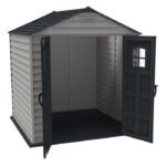 Duramax StoreMax Plus – 7ft x 7ft Plastic Garden Shed in Grey - Image 5