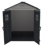 Duramax StoreMax Plus – 7ft x 7ft Plastic Garden Shed in Grey - Image 6