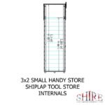 Shire Shiplap 3ft x 2ft Tall Store - Image 4