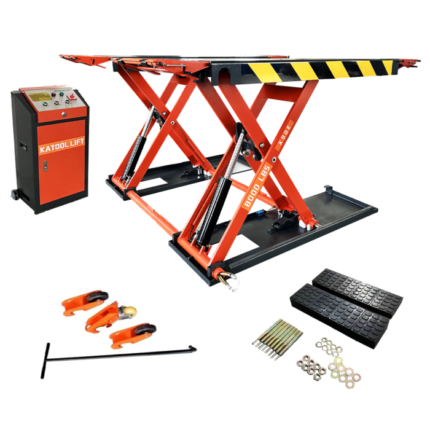KATOOL 8000 lbs Mid Rise Scissor Lift X90E Electric 110v 47” Release Auto Lift Car Lift