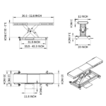 KT-RJ50 Rolling Jack 5000 lbs. Lifting Capacity *Fits KT-4H110 lift and the KT-4H850* - Image 4