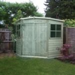 Shire 7ft x 7ft Corner Pressure Treated Shed - Image 3