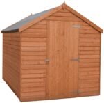 Shire Value Overlap 8ft x 6ft Windowless Shed with Single Door - Image 3