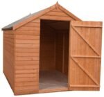 Shire Value Overlap 8ft x 6ft Windowless Shed with Single Door - Image 2
