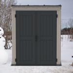 Duramax YardMate Plus Pent – 5ft x 3ft Plastic Garden Shed in Grey - Image 4
