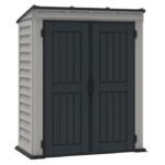 Duramax YardMate Plus Pent – 5ft x 3ft Plastic Garden Shed in Grey - Image 6