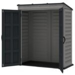 Duramax YardMate Plus Pent – 5ft x 3ft Plastic Garden Shed in Grey - Image 5