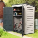 Duramax YardMate Plus Pent – 5ft x 3ft Plastic Garden Shed in Grey - Image 2
