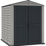 Duramax YardMate Plus – 5ft x 8ft Plastic Garden Shed in Grey - Image 7