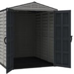 Duramax YardMate Plus – 5ft x 8ft Plastic Garden Shed in Grey - Image 6