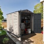 Duramax YardMate Plus – 5ft x 8ft Plastic Garden Shed in Grey - Image 2