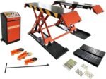 KATOOL 8000 lbs Mid Rise Scissor Lift Electric 220v 47” Release Auto Lift Car Lift