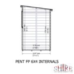 Shire Shiplap 4ft x 6ft Pent Shed - Image 6
