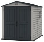 Duramax Store Mate Plus – 6ft x 6ft Plastic Garden Shed in Grey - Image 3