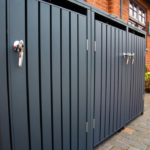 Anthracite Grey Wheelie Bin Storage – Triple Bin Store - Image 4