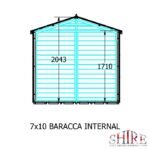 Shire Barraca 10ft x 7ft Shiplap Shed - Image 6